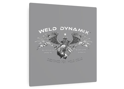 WD Eagle Aluminum Sign - Gray Background