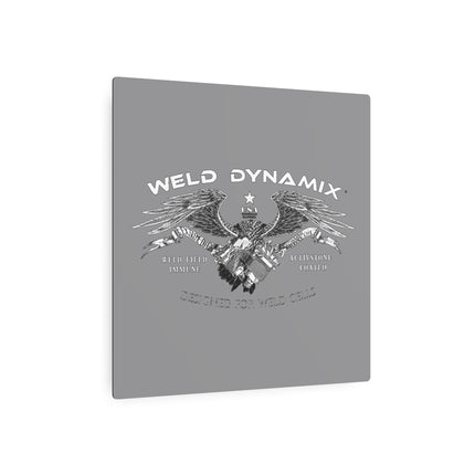 WD Eagle Aluminum Sign - Gray Background