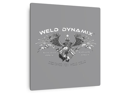 WD Eagle Aluminum Sign - Gray Background