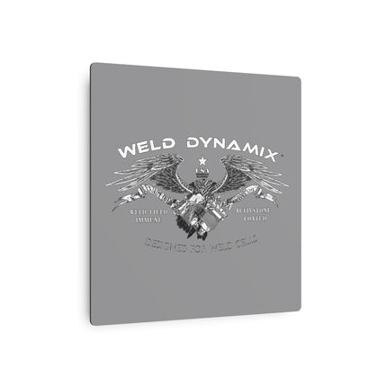 WD Eagle Aluminum Sign - Gray Background