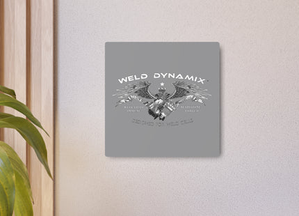 WD Eagle Aluminum Sign - Gray Background