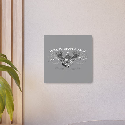 WD Eagle Aluminum Sign - Gray Background