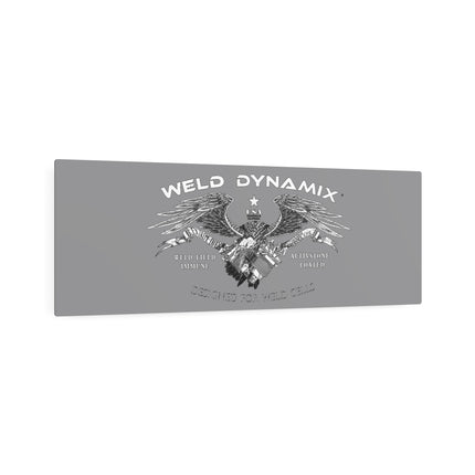 WD Eagle Aluminum Sign - Gray Background