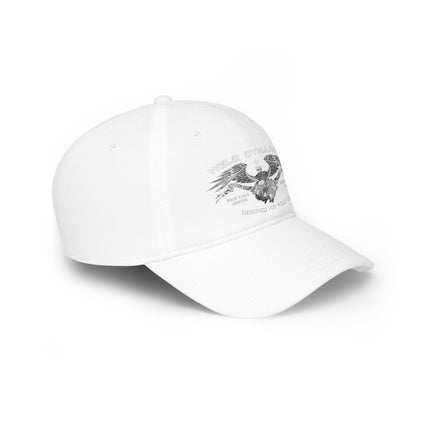 WD Silkscreend WD Logo on Low Profile Baseball Cap - Velcro Strap Back - Otto Cap 18-253 - SPECIAL BUILD - INQUIRE at WD