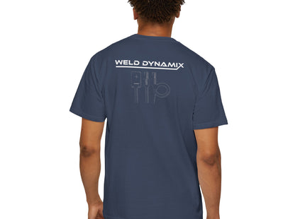 WD Relaxed fit T-Shirt: Medium-heavy weight (6.1  oz/yd² material) - WD Eagle 8-2025 Design Front, Flexlinc Back - Shirt brand: Comfort Colors 1717
