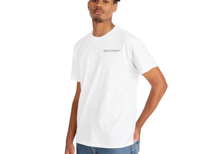WD Classic Fit "WD BOY" T-Shirt: Medium weight (5.3  oz/yd² material) - Gray Text Logo - Shirt brand: Gildan 5000