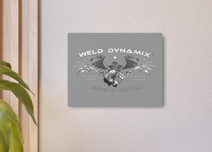 WD Eagle Aluminum Sign - Gray Background