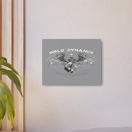 WD Eagle Aluminum Sign - Gray Background