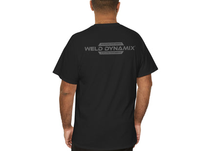 WD Classic Fit "WD BOY" T-Shirt: Medium weight (5.3  oz/yd² material) - Gray Text Logo - Shirt brand: Gildan 5000
