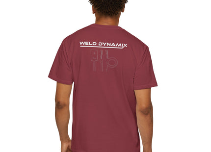 WD Relaxed fit T-Shirt: Medium-heavy weight (6.1  oz/yd² material) - WD Eagle 8-2025 Design Front, Flexlinc Back - Shirt brand: Comfort Colors 1717