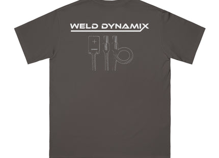 WD Regular fit T-Shirt: Medium weight (5.5  oz/yd² material) - WD Eagle Front, Flexlinc Back - Shirt brand: Econsious EC1000