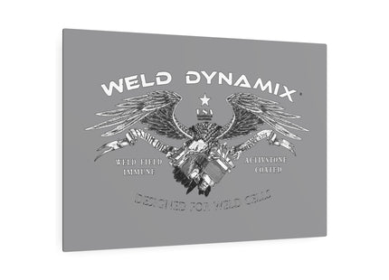 WD Eagle Aluminum Sign - Gray Background