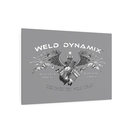 WD Eagle Aluminum Sign - Gray Background