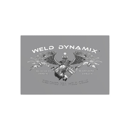 WD Eagle Aluminum Sign - Gray Background