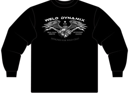 WD Classic Fit Long Sleeve T-Shirt - Gildan 5400 Heavy Cotton - WD Sensor Fron, White WD Back