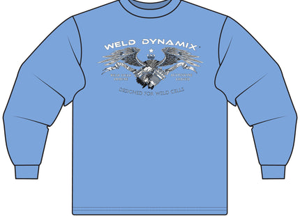 WD Classic Fit Long Sleeve T-Shirt - Gildan 5400 Heavy Cotton - WD Sensor Fron, White WD Back