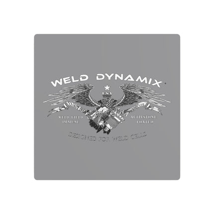 WD Eagle Aluminum Sign - Gray Background