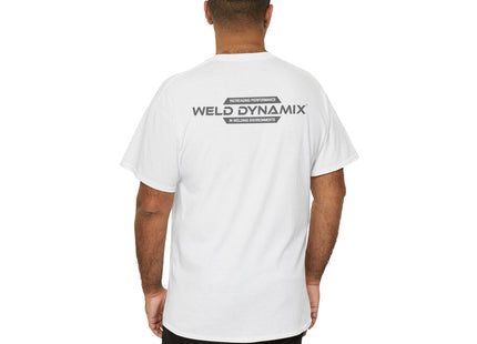 WD Classic Fit "WD BOY" T-Shirt: Medium weight (5.3  oz/yd² material) - Gray Text Logo - Shirt brand: Gildan 5000