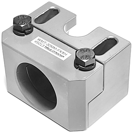 #WMT-30MM-FXXH 30mm Sensor Mount , Thru-hole 30mm Mounting Block, All-Steel, ACTIVSTONE Coated