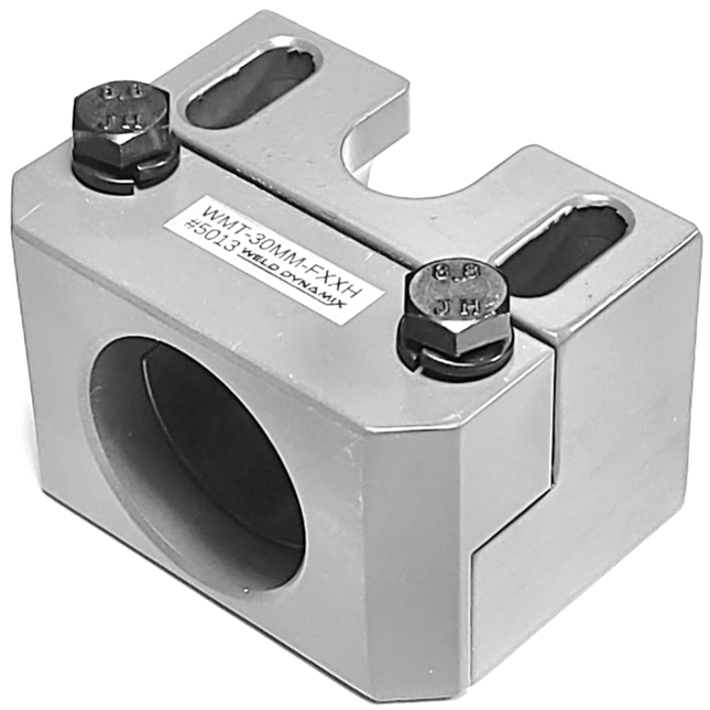 #WMT-30MM-FXXH 30mm Sensor Mount , Thru-hole 30mm Mounting Block, All-Steel, ACTIVSTONE Coated