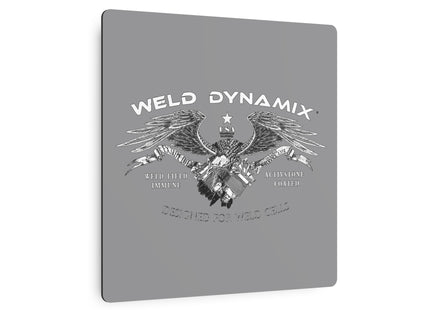 WD Eagle Aluminum Sign - Gray Background