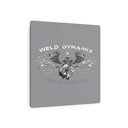WD Eagle Aluminum Sign - Gray Background