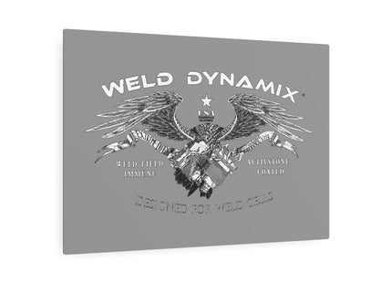 WD Eagle Aluminum Sign - Gray Background