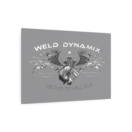 WD Eagle Aluminum Sign - Gray Background