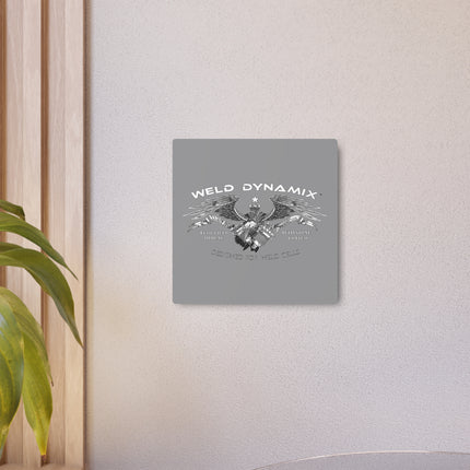 WD Eagle Aluminum Sign - Gray Background