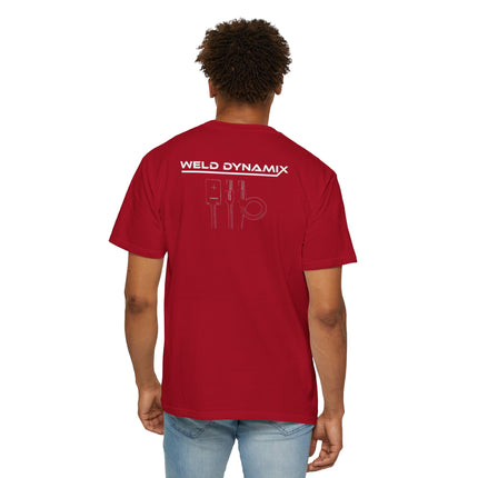 WD Relaxed fit T-Shirt: Medium-heavy weight (6.1  oz/yd² material) - WD Eagle 8-2025 Design Front, Flexlinc Back - Shirt brand: Comfort Colors 1717