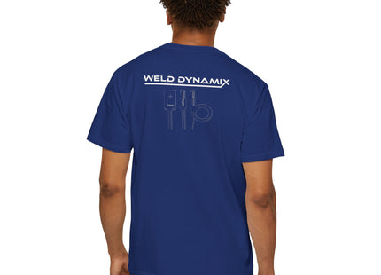 WD Relaxed fit T-Shirt: Medium-heavy weight (6.1  oz/yd² material) - WD Eagle 8-2025 Design Front, Flexlinc Back - Shirt brand: Comfort Colors 1717