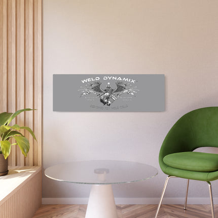 WD Eagle Aluminum Sign - Gray Background