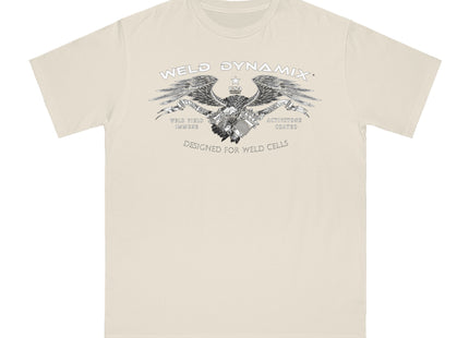 WD Regular fit T-Shirt: Medium weight (5.5  oz/yd² material) - WD Eagle Front, Flexlinc Back - Shirt brand: Econsious EC1000