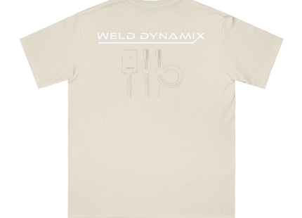 WD Regular fit T-Shirt: Medium weight (5.5  oz/yd² material) - WD Eagle Front, Flexlinc Back - Shirt brand: Econsious EC1000