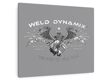 WD Eagle Aluminum Sign - Gray Background