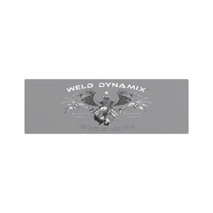 WD Eagle Aluminum Sign - Gray Background