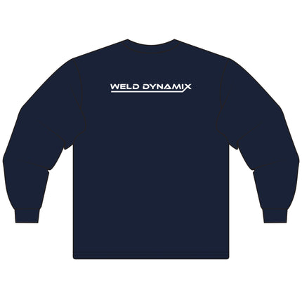 WD Classic Fit Long Sleeve T-Shirt - Gildan 5400 Heavy Cotton - WD Sensor Fron, White WD Back
