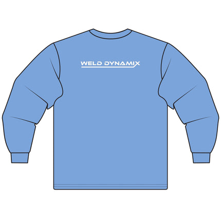 WD Classic Fit Long Sleeve T-Shirt - Gildan 5400 Heavy Cotton - WD Sensor Fron, White WD Back