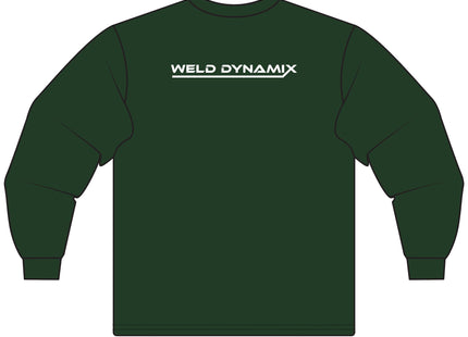 WD Classic Fit Long Sleeve T-Shirt - Gildan 5400 Heavy Cotton - WD Sensor Fron, White WD Back