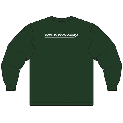 WD Classic Fit Long Sleeve T-Shirt - Gildan 5400 Heavy Cotton - WD Sensor Fron, White WD Back