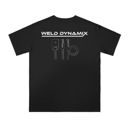 WD Regular fit T-Shirt: Medium weight (5.5  oz/yd² material) - WD Eagle Front, Flexlinc Back - Shirt brand: Econsious EC1000