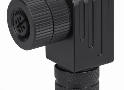 #WCA-1204-F9AH  M12 4-Pin Female 90 Field Attachable Connector