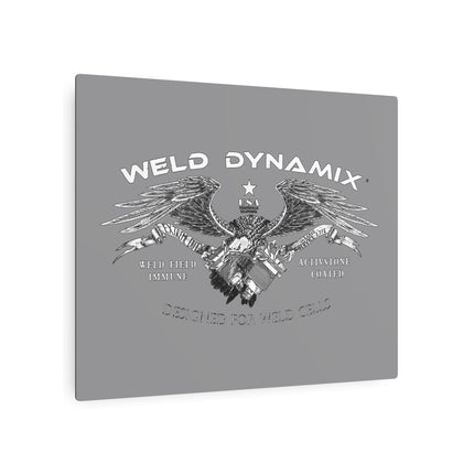 WD Eagle Aluminum Sign - Gray Background