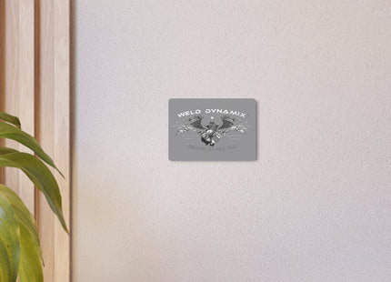 WD Eagle Aluminum Sign - Gray Background