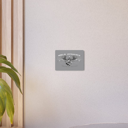 WD Eagle Aluminum Sign - Gray Background