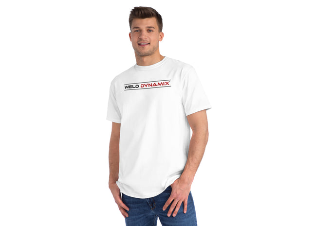 WD Regular Fit Medium weight T-Shirt (5.5  oz/yd² material) - WD Rectangle Front, Blank Back - Shirt brand: Econsious EC1000