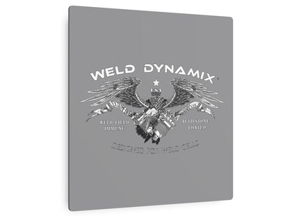 WD Eagle Aluminum Sign - Gray Background