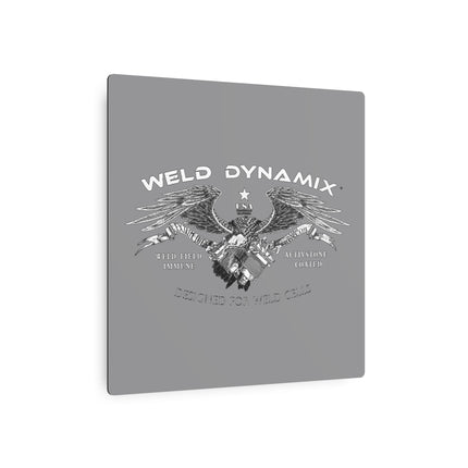 WD Eagle Aluminum Sign - Gray Background