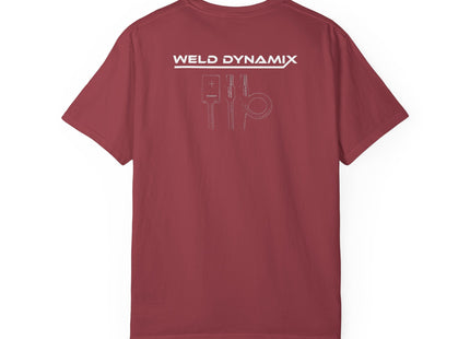 WD Relaxed fit T-Shirt: Medium-heavy weight (6.1  oz/yd² material) - WD Eagle 8-2025 Design Front, Flexlinc Back - Shirt brand: Comfort Colors 1717