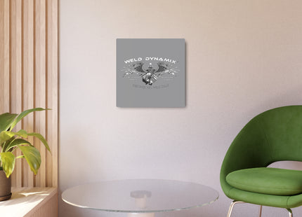 WD Eagle Aluminum Sign - Gray Background